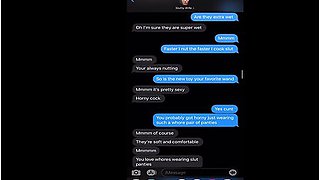 My New Bull Turns Me On By Sexting And Then Fucks Me Hard