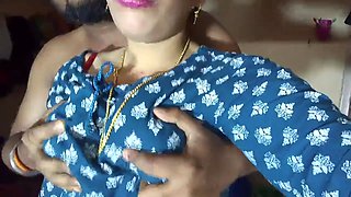Desi indian couple . boob press and pusssy fucking by rahul