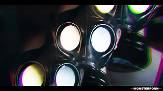 Asian Girl Used Like a Toy by Futa Leather Monster Babe - Hardcore Cucumber Pussy Creampie Voodoo Sex