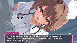 Hentai Game - Naughty Nurse Gets Her Tits Out for a Paizuri - Sakusei Shinsatsu