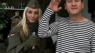 Blonde Slut Hard Fucked - Blowjob, Doggy and Facial