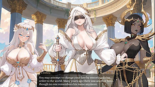 Aura 2 Lust of the Gods Hentai Game Ep.2 husband FACIAL my WIFE while I make her SQUIRT with a DILDO !