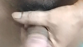 Desi Balck cock masturbation.