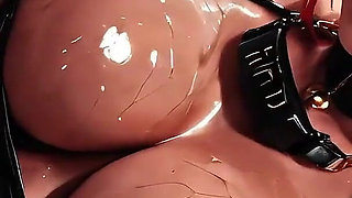 Collared Stepsister with Massive Tits - Blindfolded, Soaking Wet and Begging in a Luxury Bathroom