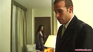 Beautiful Italian Girl with Hairy Pussy Gets Her Ass Fucked by Max Cortes