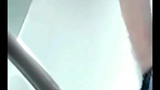 Compilation of pussy and butt shots of toilet voyeur (fake).