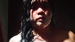 Filipina Babe Plays in Abandoned Comfort Room While on Secret Video Call - Ayesha Sy