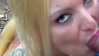 Cum for Kitty (40) - Skinny MILF Forest Gangbang