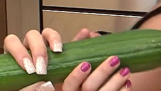 Matters Scene-1 gorgeous Lesbians Chloe Lovette&maisie Rain Fucking in the Kitchen with a Cucumber
