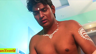 Sadhu Baba Hot Sex with 18yrs Cute Desi! New Cosmic Sex