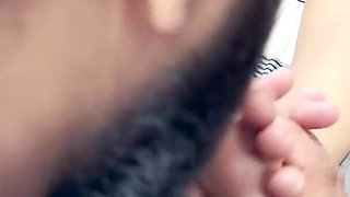 Step Stepbrother Seduce Step Stepsister for Feet Massage and Feet Kiss