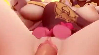 Genshin Impact's Kamisato Ayaka Gets Fucked Fast While Spreading Her Legs - Girl on Top 60 Fps