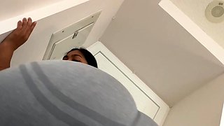 Solo booty assed babe ass toying masturbation in hi def