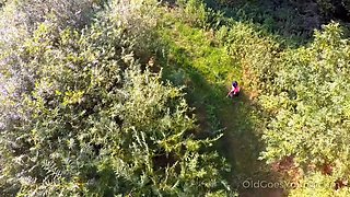 Accidental meeting in the woods leads to Doggy Style screw