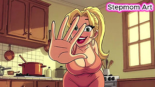 JOI Stepmom Dirty Kitchen - Come with me 100% You'll cum - Dirty Talk