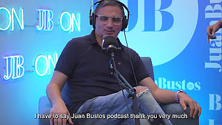 Oiled Latina with Beautiful Tits Kataleya Ross Hops up the Vibrator Machine Until She Cums! Juan Bustos Podcast
