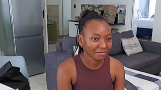 This sweet EBONY 18YO singer slipped out after choir