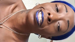 Blue Nastie in Pink