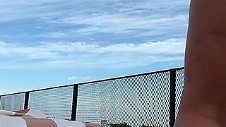 At the Pool with a Giantess