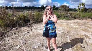 Big-Tits Heidi Blaze Horny During Car Ride