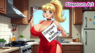 JOI Stepmom Sexy In The Kitchen - Come with me 100% You'll cum - Dirty Talk
