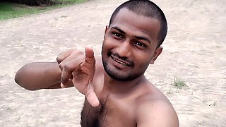 Helping handjob, handsome gay, no hands cumming