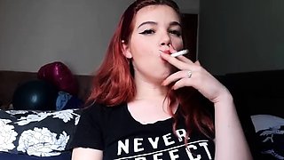 Smoking Redhead