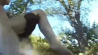 Petite Blonde Takes Massive 11" Cocks in Public Dogging Anal Gangbang