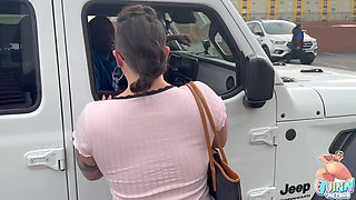 Quinn Marie Seduces Taxi Driver Cory Strokes