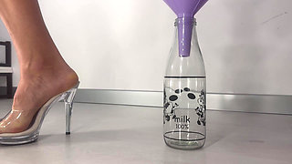 Peeing in a Bottle Through a Funnel