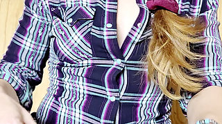 Redhead Talks Super Dirty While Showing off Spread Pussy and Ass