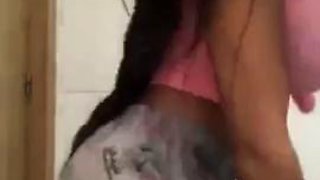 Bouncy Ass Twerk  Solo Bongacams Babe Goes Wild: Big Ass  Twerking Porn