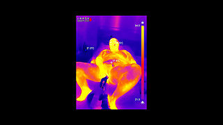 First BBC Sex Machine Fuck: Oiled up BBW Cums Hard on Your Massive Cock, 15 Min Ride and Cum Countdown, POV Thermal