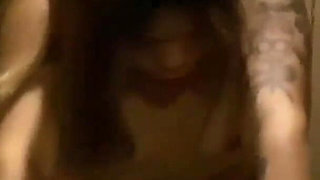 Johntronx - Fucking a Slutty Hot Tattooed Babe in a Bathroom