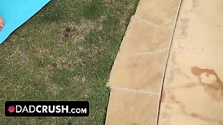 Dad Crush - sweet daughter-in-law easing stepdaddy\u2019s pressure