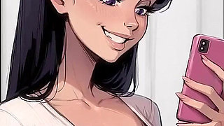 My New Girlfriend [ Taboo Hentai Game ] Ep.35 My GF Likes to Show Her Latex Panties to Older Man!