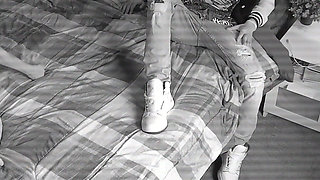 Stepmom and stepson and his first time sex