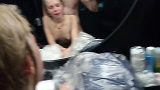 18 Yo Teen First Time Fuck in a Mall Little Skiny Student