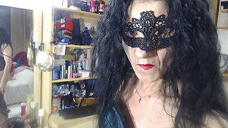 Tied with Pantyhose with Nice Black Stockings Without Underpants and Black Shoes Untie Remove Shoes and Masturbate