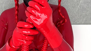 Red Sniff Dildo