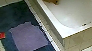 MILF Does Personal Hygiene in the Bathroom