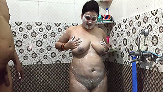 Cum Swallowing Fuck in Bathroom