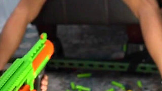 Fireworks From Lighting up His Balls