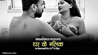 Indian maid surrenders to wild passion with sultry heat