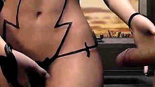 Demon Girl Shunte in a Late Night Booty Call