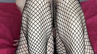 Anal Wife Masturbation in Sexy Black Lingerie