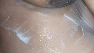 Desi big ass bhabi taking bath completely naked