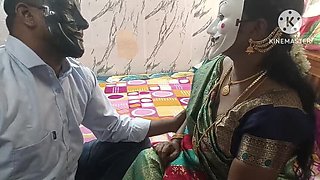 Tamil Housewife Seduced By Husband's Brother - Big Natural Tits & Loud Moaning - Real Cum