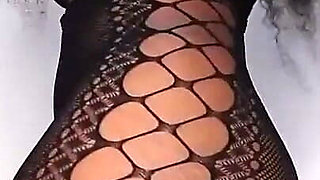 Ebony Stepdaughter Wants a Big Hard Dick Deep Inside Her Tight Wet Pussy