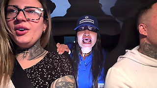 Frenstista Accepted to Give Her Pussy and Got Into the Car When She Took off Her Blouse We Were Surprised and When She Put Her T